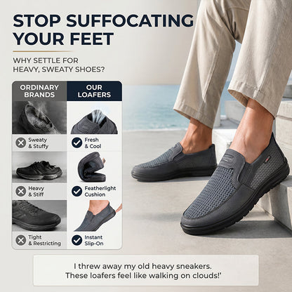 👟Men’s Breathable Slip-On Casual Shoes – Lightweight Everyday Comfort Sneakers ✨