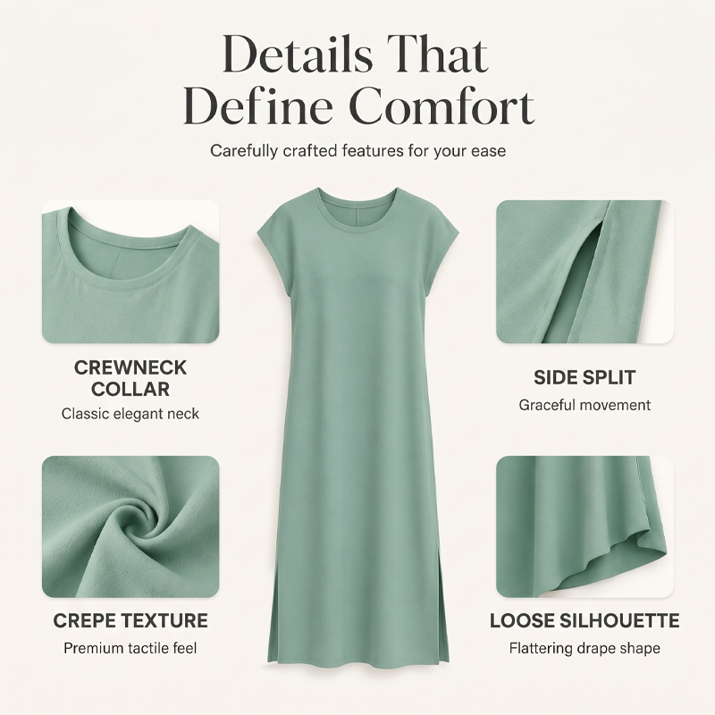 ⌛Limited-time offer👗Women's Summer Sleeveless Side Slit Dress– Flowy Holiday Dress☀️