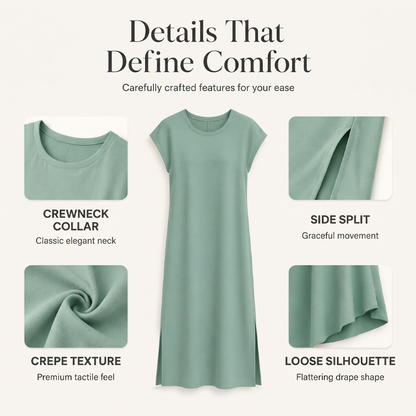⌛Limited-time offer👗Women's Summer Sleeveless Side Slit Dress– Flowy Holiday Dress☀️