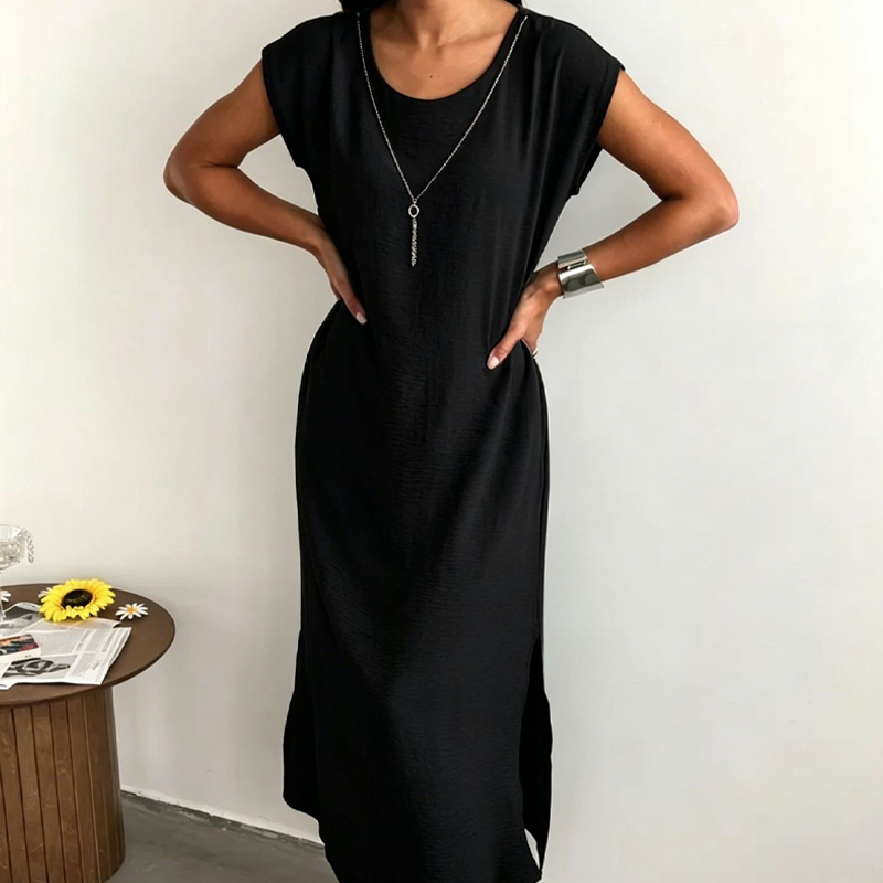 ⌛Limited-time offer👗Women's Summer Sleeveless Side Slit Dress– Flowy Holiday Dress☀️