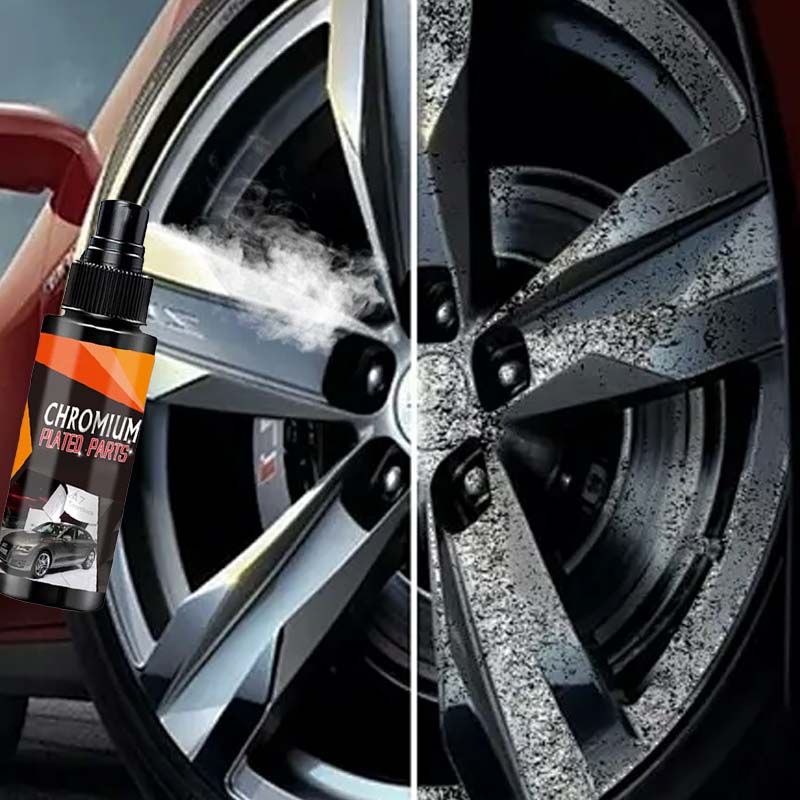 🚗Car Metal Chrome Polish & Cleaner – Rust Remover For Cars, Trim & Household Shine Restorer ✨