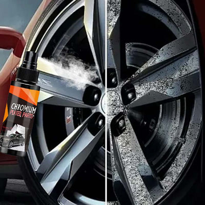 🚗Car Metal Chrome Polish & Cleaner – Rust Remover For Cars, Trim & Household Shine Restorer ✨