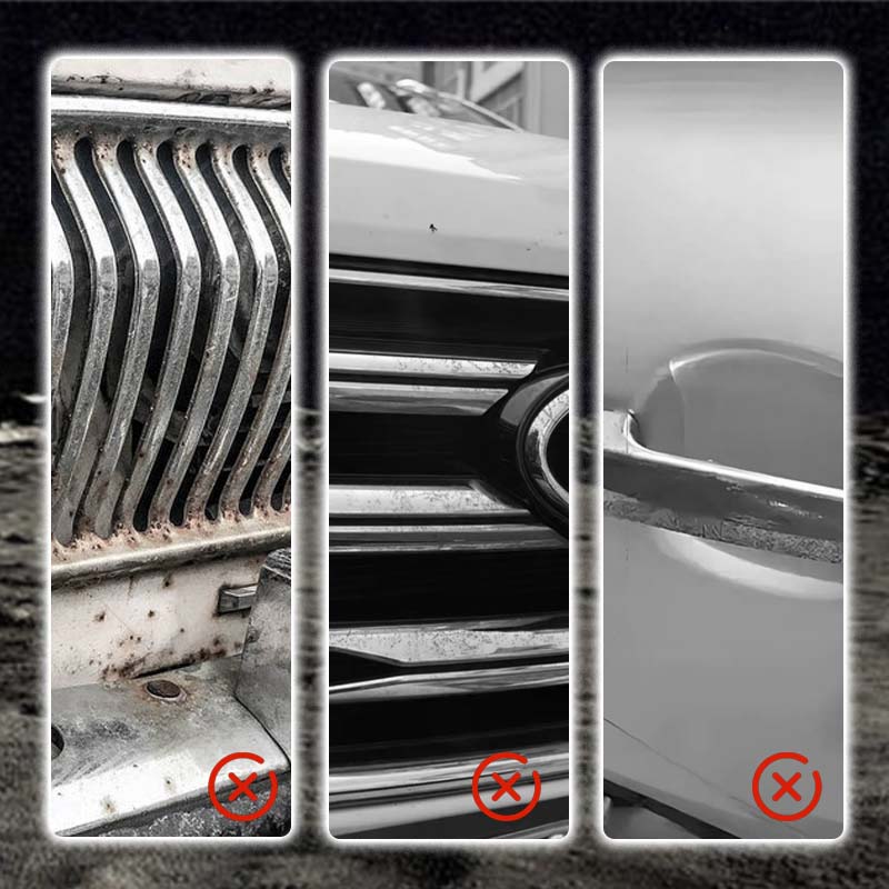 🚗Car Metal Chrome Polish & Cleaner – Rust Remover For Cars, Trim & Household Shine Restorer ✨