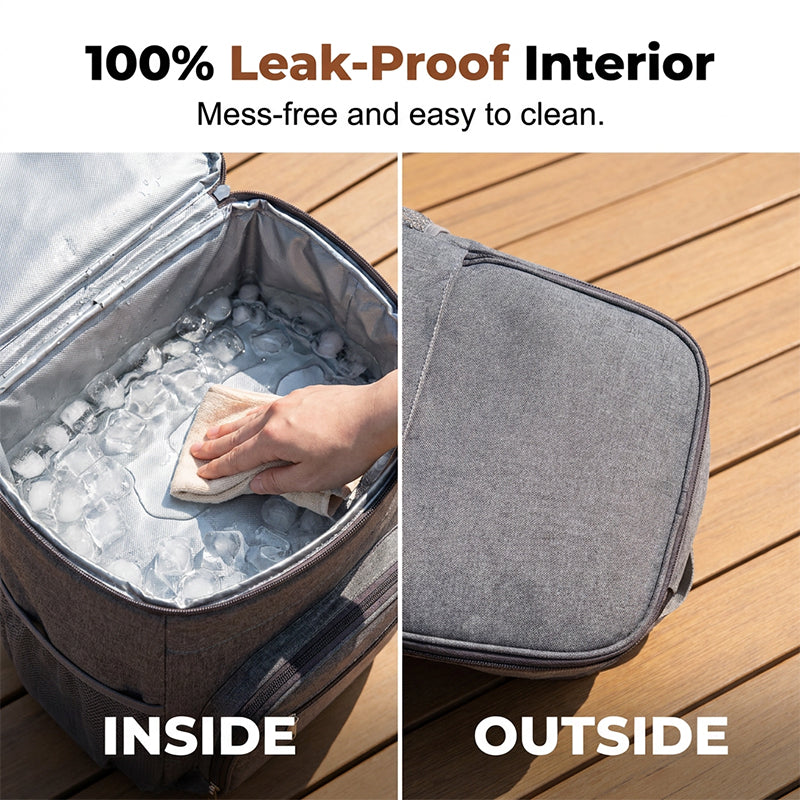 ⌛Limited-time offer-Leakproof Insulated Thermal Picnic Backpack– Leak-Proof Thermal Lunch & Drinks Backpack ❄️