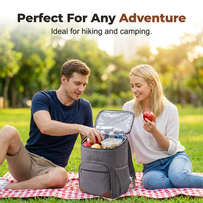 ⌛Limited-time offer-Leakproof Insulated Thermal Picnic Backpack– Leak-Proof Thermal Lunch & Drinks Backpack ❄️