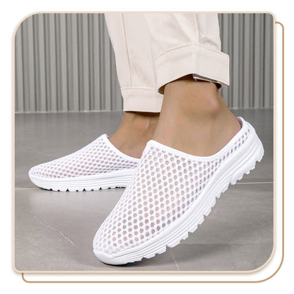 👟☁️Casual Comfort Breathable Mesh Slippers – 50% OFF! Lightweight, airy, slip-on style – indoor & outdoor comfort. 🔥☀️