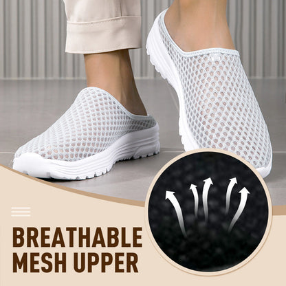 👟☁️Casual Comfort Breathable Mesh Slippers – 50% OFF! Lightweight, airy, slip-on style – indoor & outdoor comfort. 🔥☀️