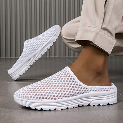 👟☁️Casual Comfort Breathable Mesh Slippers – 50% OFF! Lightweight, airy, slip-on style – indoor & outdoor comfort. 🔥☀️