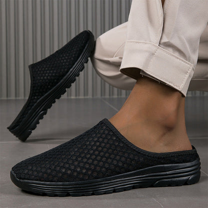 👟☁️Casual Comfort Breathable Mesh Slippers – 50% OFF! Lightweight, airy, slip-on style – indoor & outdoor comfort. 🔥☀️