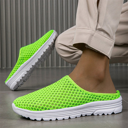 👟☁️Casual Comfort Breathable Mesh Slippers – 50% OFF! Lightweight, airy, slip-on style – indoor & outdoor comfort. 🔥☀️