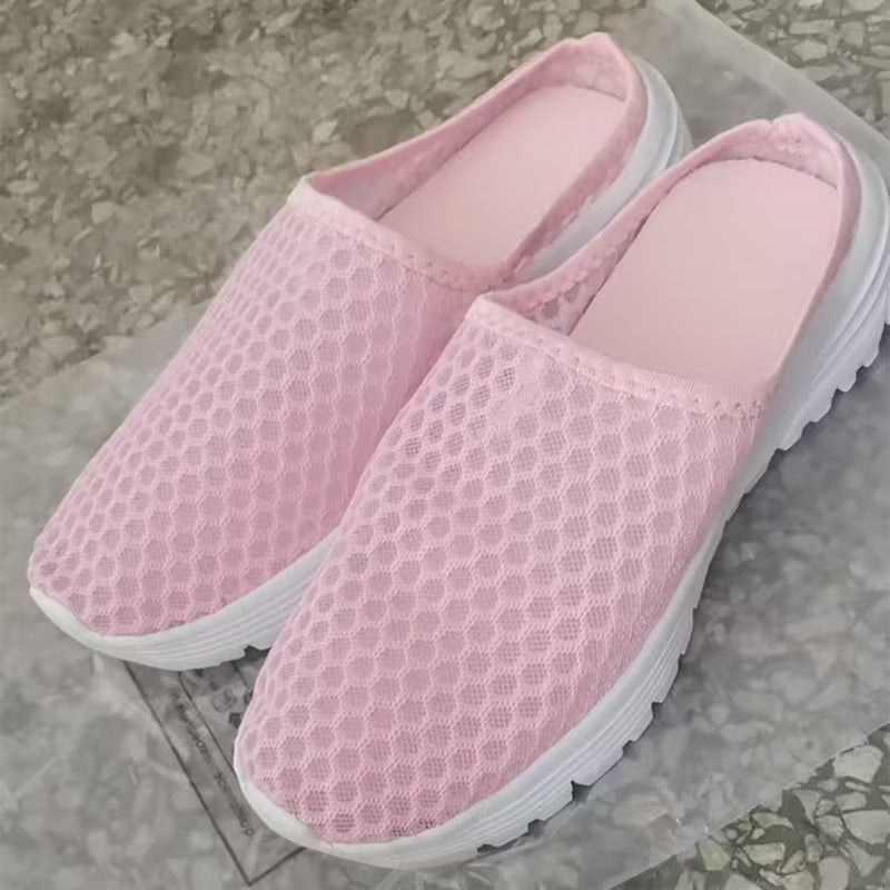 👟☁️Casual Comfort Breathable Mesh Slippers – 50% OFF! Lightweight, airy, slip-on style – indoor & outdoor comfort. 🔥☀️