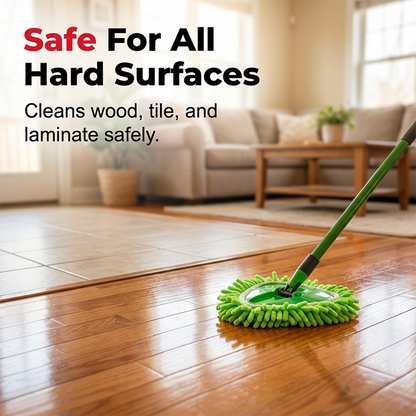 🧹🧼 Chenille Spin Mop Head Replacement – Ultra-Absorbent Microfiber Refill Pads | Wet & Dry Use | Machine Washable | Fits Most Spin Mops ✨
