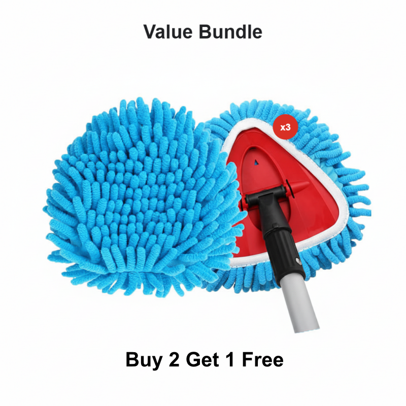 🧹🧼 Chenille Spin Mop Head Replacement – Ultra-Absorbent Microfiber Refill Pads | Wet & Dry Use | Machine Washable | Fits Most Spin Mops ✨