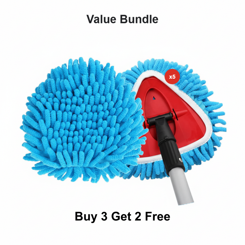 🧹🧼 Chenille Spin Mop Head Replacement – Ultra-Absorbent Microfiber Refill Pads | Wet & Dry Use | Machine Washable | Fits Most Spin Mops ✨