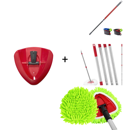 🧹🧼 Chenille Spin Mop Head Replacement – Ultra-Absorbent Microfiber Refill Pads | Wet & Dry Use | Machine Washable | Fits Most Spin Mops ✨