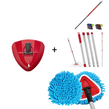 🧹🧼 Chenille Spin Mop Head Replacement – Ultra-Absorbent Microfiber Refill Pads | Wet & Dry Use | Machine Washable | Fits Most Spin Mops ✨