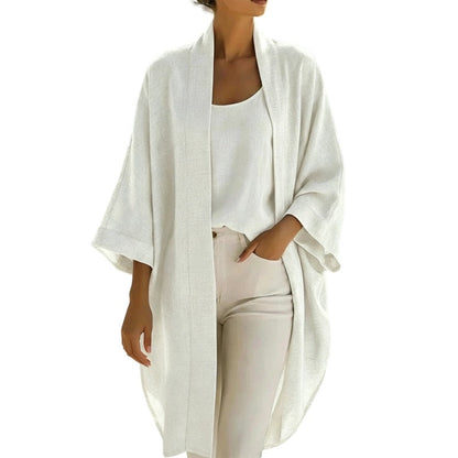 ☀️2-teiliges Damen-Set aus Tanktop und Cardigan – leichtes Sommer-Outfit zum Layering ✨