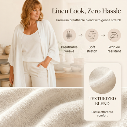 ☀️2-teiliges Damen-Set aus Tanktop und Cardigan – leichtes Sommer-Outfit zum Layering ✨