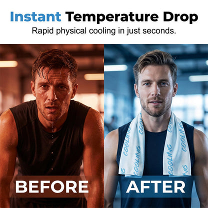 ⌛Buy 10 get 20 free-🔥Instant Cooling Sports Towel– Gym, Running & Outdoor Relief🔥❄️