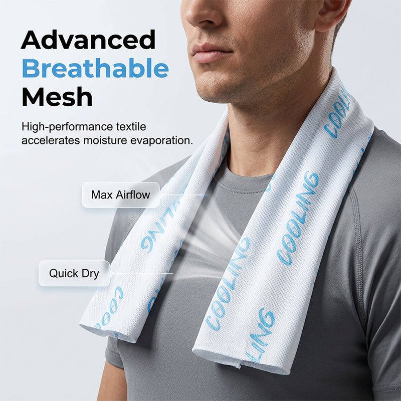 ⌛Buy 10 get 20 free-🔥Instant Cooling Sports Towel– Gym, Running & Outdoor Relief🔥❄️