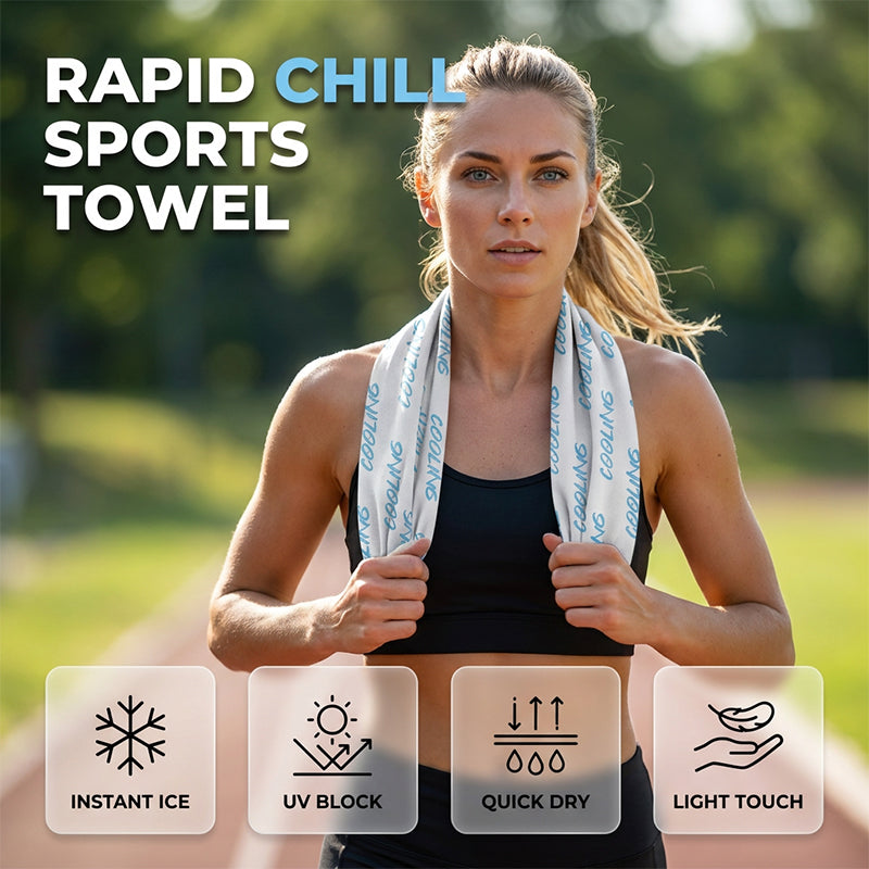 ⌛Buy 10 get 20 free-🔥Instant Cooling Sports Towel– Gym, Running & Outdoor Relief🔥❄️