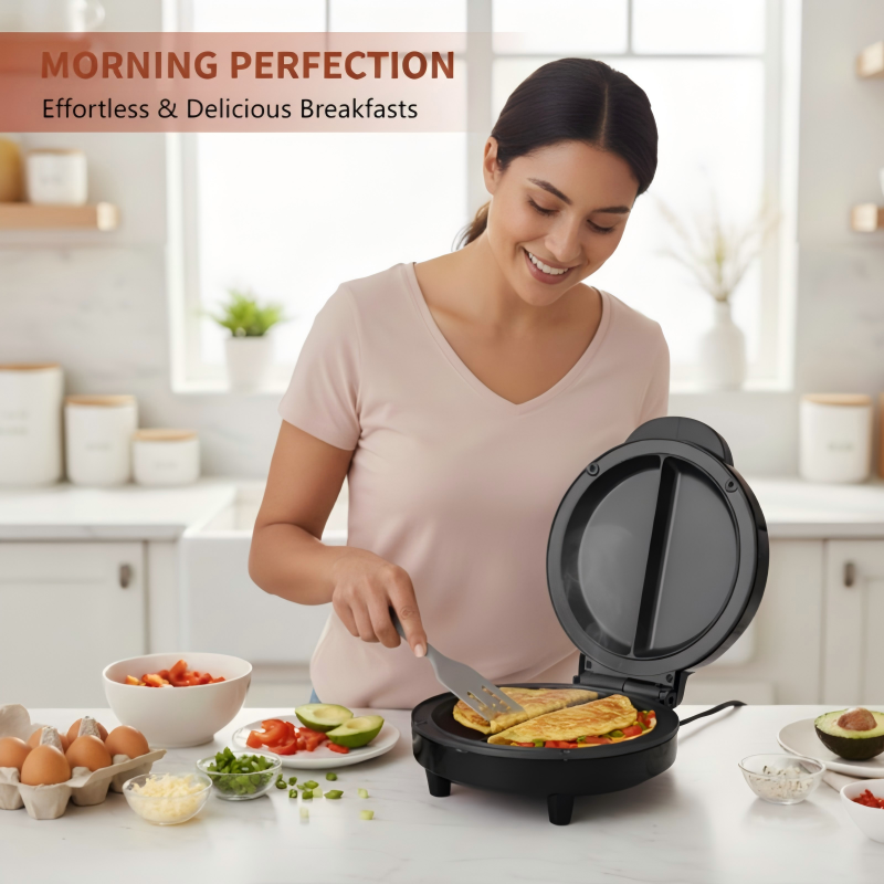 🍳 50% OFF NOW! 🔥 Multifunctional Electric Nonstick Breakfast Griddle – Nonstick surface, even heating & versatile cooking – Perfect for pancakes, eggs & full breakfasts 🥞