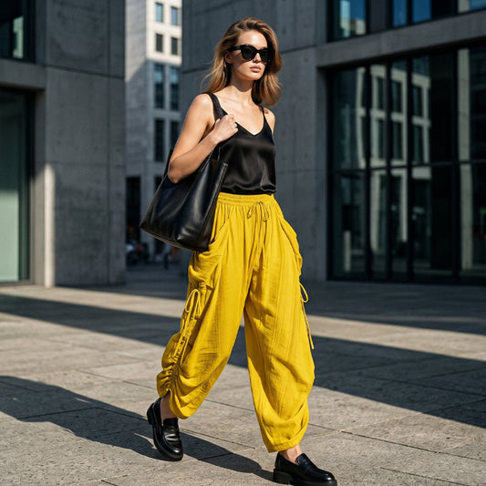⏰LIMITED-TIME 50% OFF! 👖Women's Loose-Fit Drawstring Lantern Pants