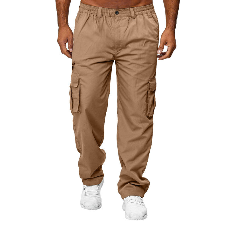 👖 50% OFF NOW! 🧵 Men's Multi-Pocket Relaxed Fit Cargo Pants – Durable & breathable – Perfect for work, hiking or everyday wear – practical and comfortable 🌿✨