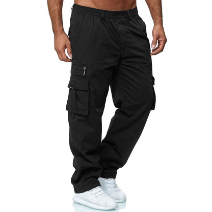 👖 50% OFF NOW! 🧵 Men's Multi-Pocket Relaxed Fit Cargo Pants – Durable & breathable – Perfect for work, hiking or everyday wear – practical and comfortable 🌿✨