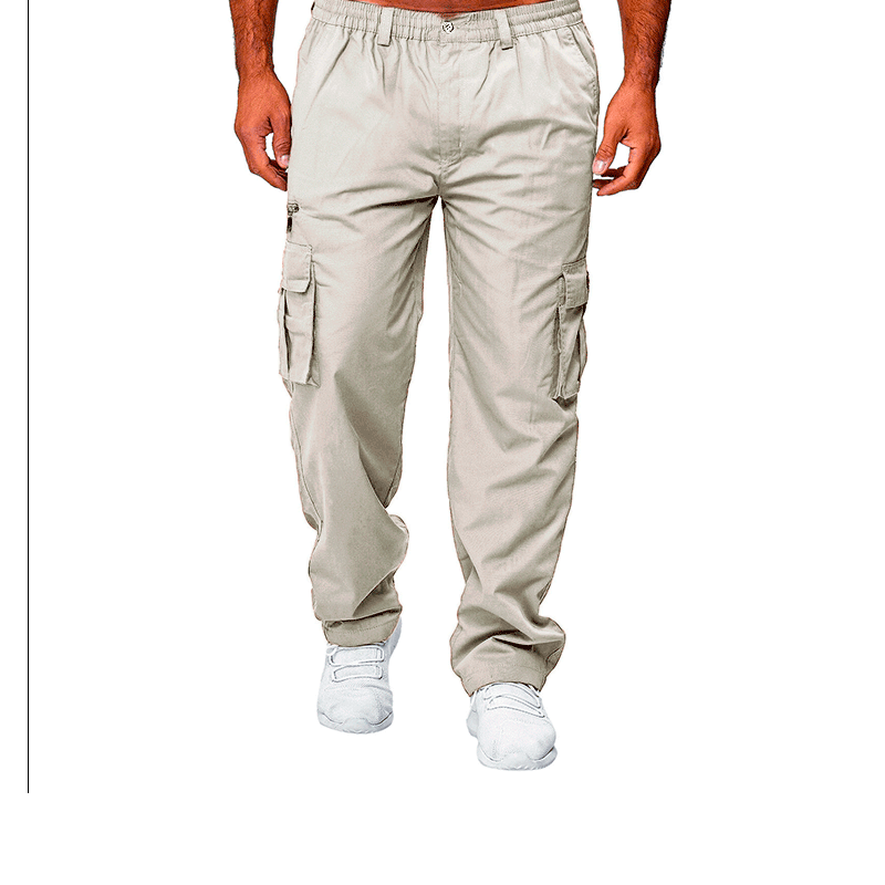 👖 50% OFF NOW! 🧵 Men's Multi-Pocket Relaxed Fit Cargo Pants – Durable & breathable – Perfect for work, hiking or everyday wear – practical and comfortable 🌿✨