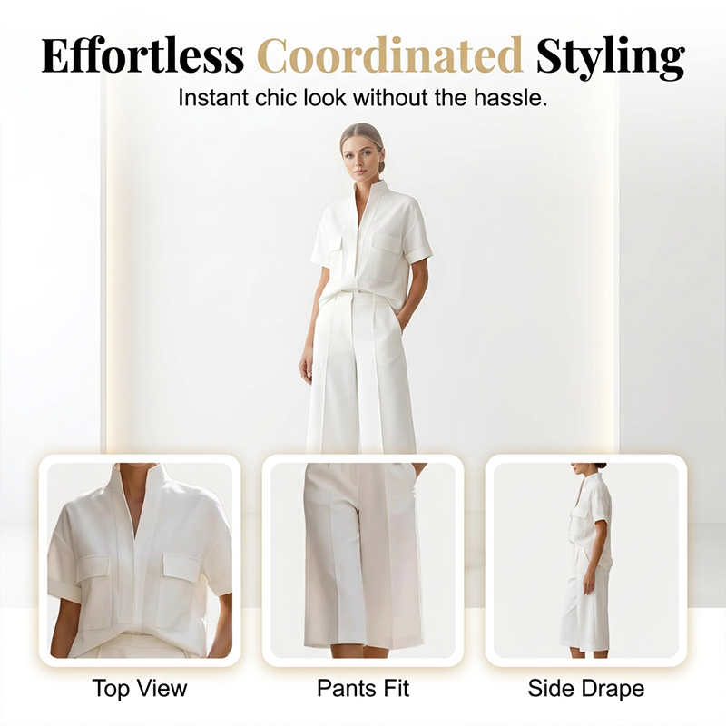 👗✨Women Loose Solid Color Two Piece Set – Chic & Comfortable 🔥