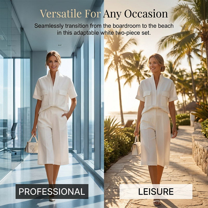 👗✨Women Loose Solid Color Two Piece Set – Chic & Comfortable 🔥