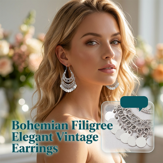 💎Elegant Vintage U-Shaped Dangle Earrings – Lightweight Elegant Statement Jewellery ✨