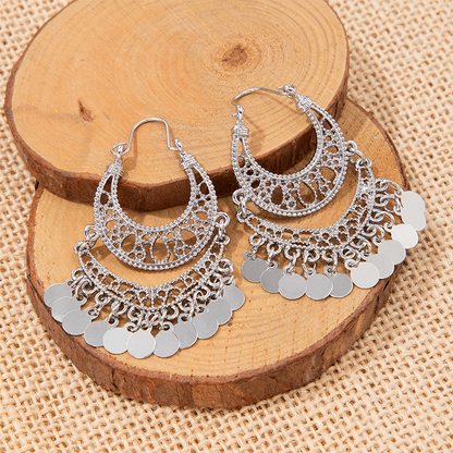 💎Elegant Vintage U-Shaped Dangle Earrings – Lightweight Elegant Statement Jewellery ✨