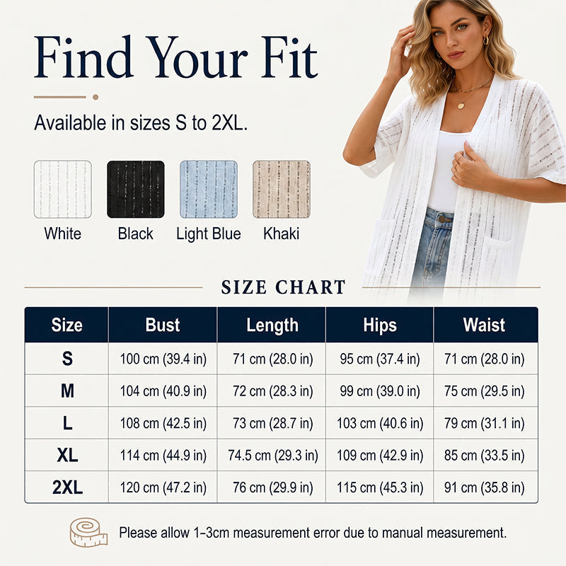 👗Leichter Damen-Cardigan für den Sommer – Unkompliziert. Einfach mühelose Eleganz☀️