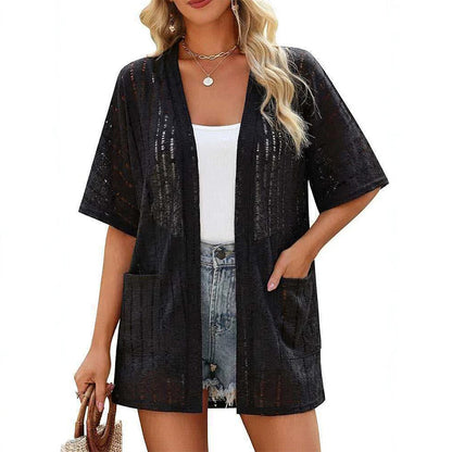 👗Leichter Damen-Cardigan für den Sommer – Unkompliziert. Einfach mühelose Eleganz☀️