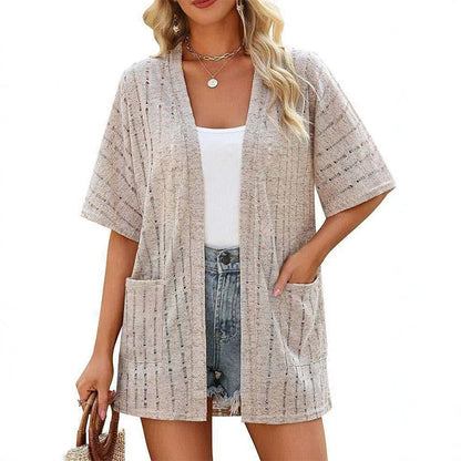 👗Leichter Damen-Cardigan für den Sommer – Unkompliziert. Einfach mühelose Eleganz☀️