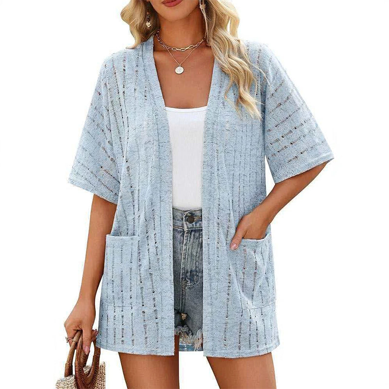 👗Leichter Damen-Cardigan für den Sommer – Unkompliziert. Einfach mühelose Eleganz☀️