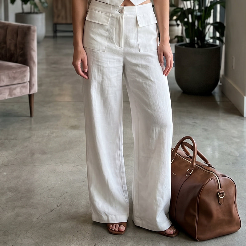 👖Lässige Leinenhose für Damen – Figurfreundlich, bequem & den ganzen Tag schick ✨