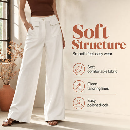 👖Lässige Leinenhose für Damen – Figurfreundlich, bequem & den ganzen Tag schick ✨