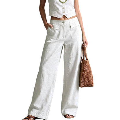 👖Lässige Leinenhose für Damen – Figurfreundlich, bequem & den ganzen Tag schick ✨