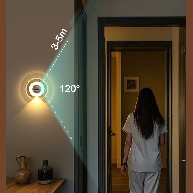 🌙 Your Perfect Bedside Companion – Smart LED Clock Night Light With Motion Sensor🏡