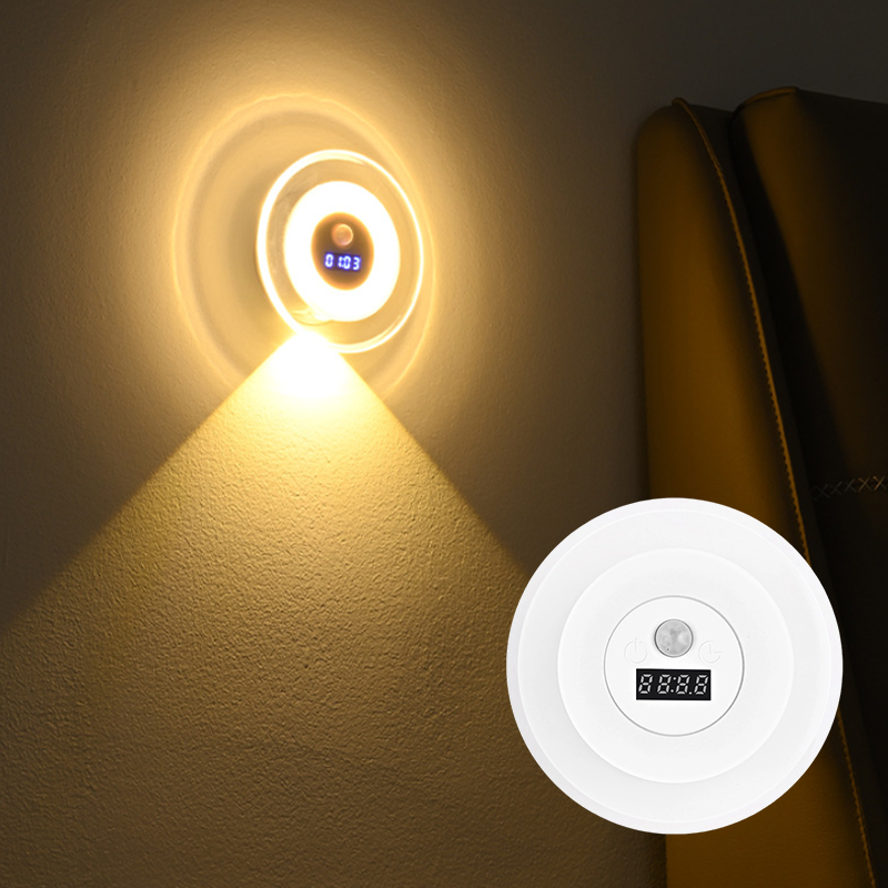 🌙 Your Perfect Bedside Companion – Smart LED Clock Night Light With Motion Sensor🏡
