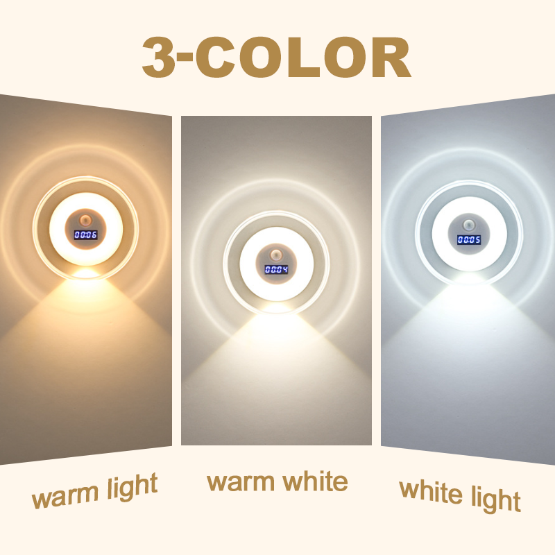 🌙 Your Perfect Bedside Companion – Smart LED Clock Night Light With Motion Sensor🏡