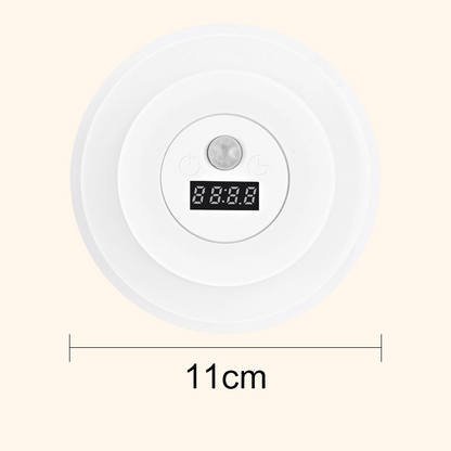 🌙 Your Perfect Bedside Companion – Smart LED Clock Night Light With Motion Sensor🏡