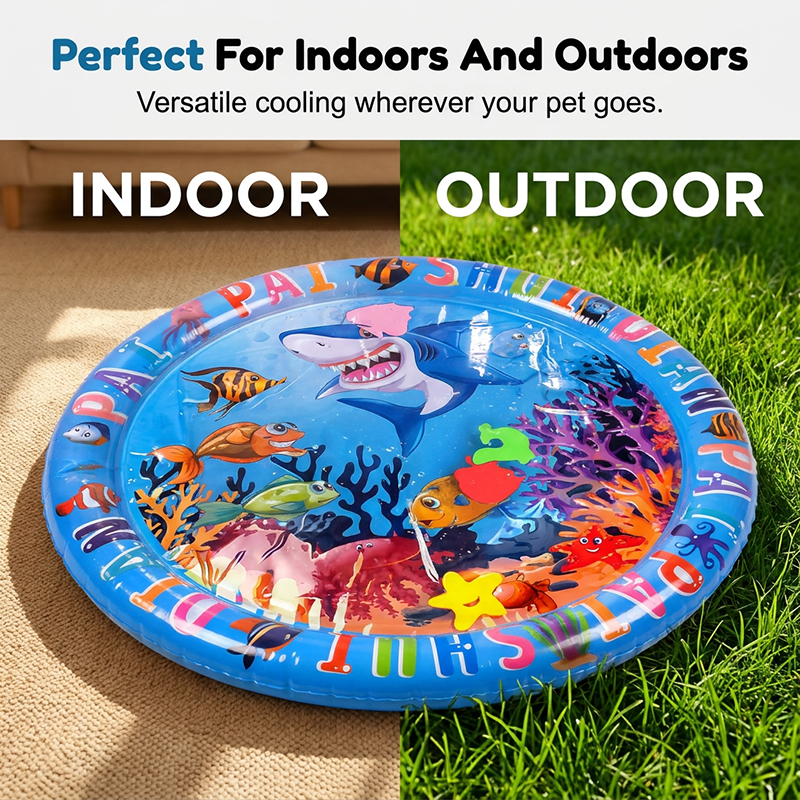 🐾New Arrival 66% OFF! 🎁Extra-Thick Cooling Pet Water Mattress，A Thoughtful Gift For Pet Parents & Their Furry Babies! 💝🧡🐶