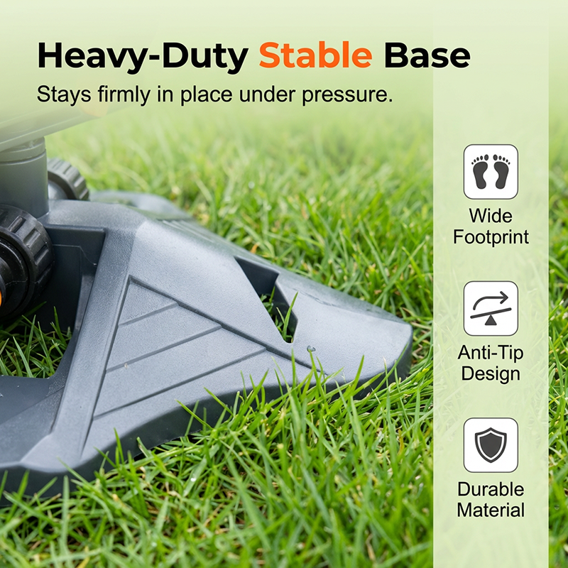 ☀️Keep Your Garden Fresh All Summer –Wide-Coverage Automatic Rotating Garden Sprinkler🌱