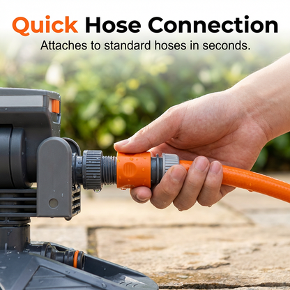 ☀️Keep Your Garden Fresh All Summer –Wide-Coverage Automatic Rotating Garden Sprinkler🌱