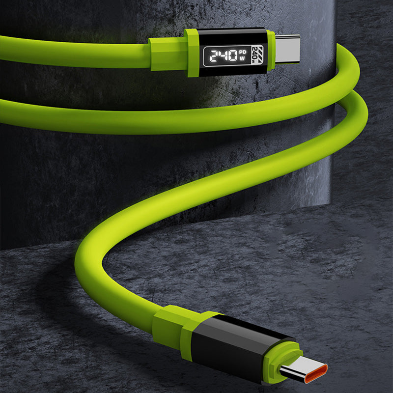 🔌 Flexible silicone fast-charging cable – strong, durable and super-fast | The cable that doesn’t get tangled or break