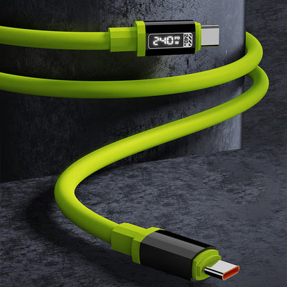 🔌 Flexible silicone fast-charging cable – strong, durable and super-fast | The cable that doesn’t get tangled or break